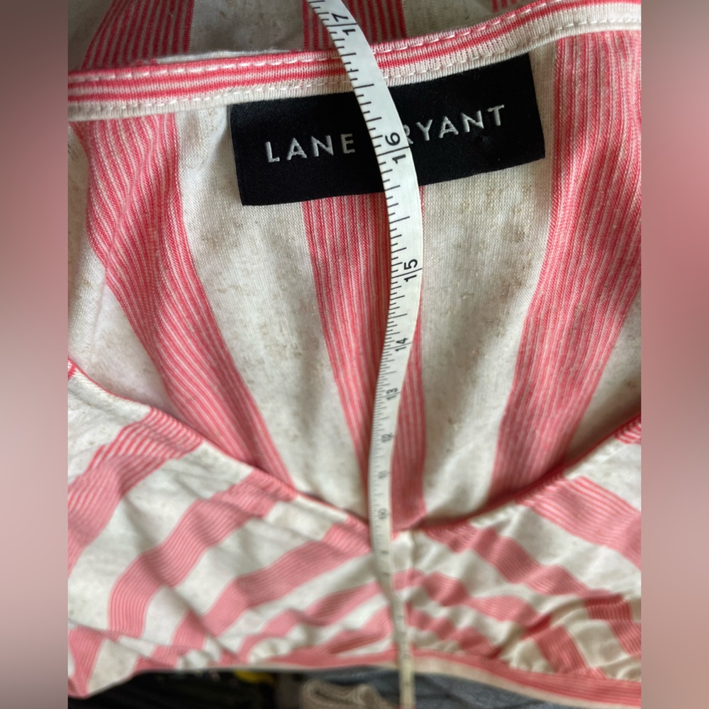Cream & Coral Pink Striped Comfy Beachy Maxi Dress - Picture 9 of 13